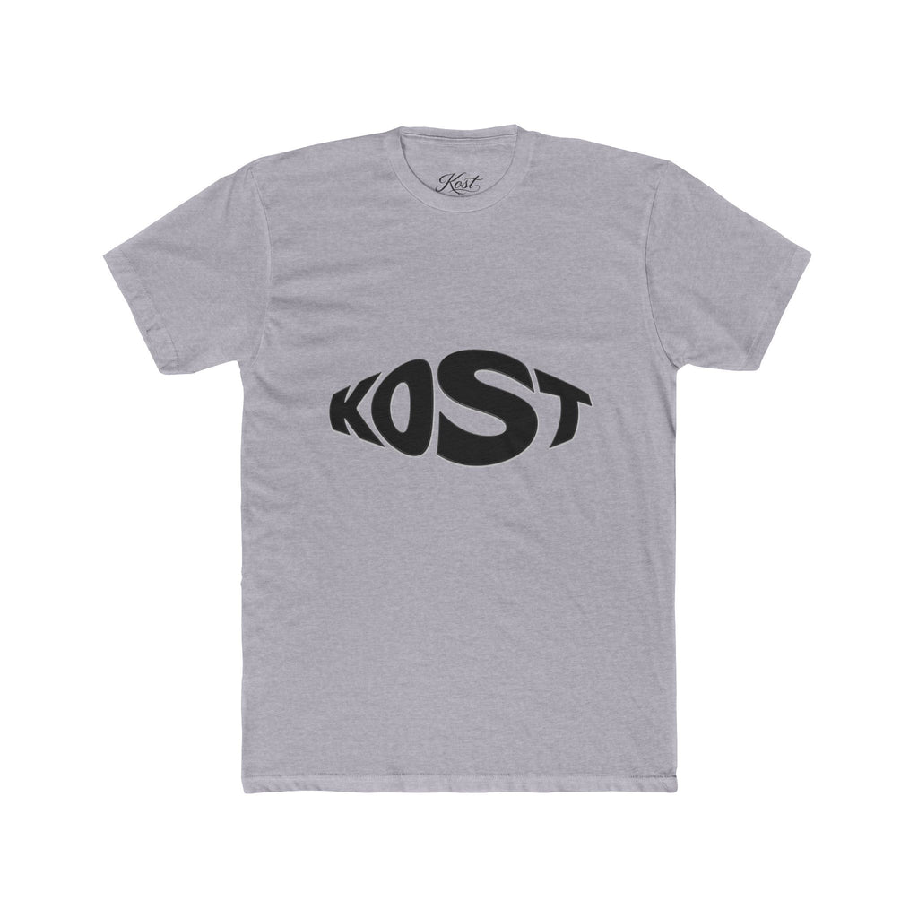 Kost Logo Tee — Minimal Black Graphic Cotton T-Shirt