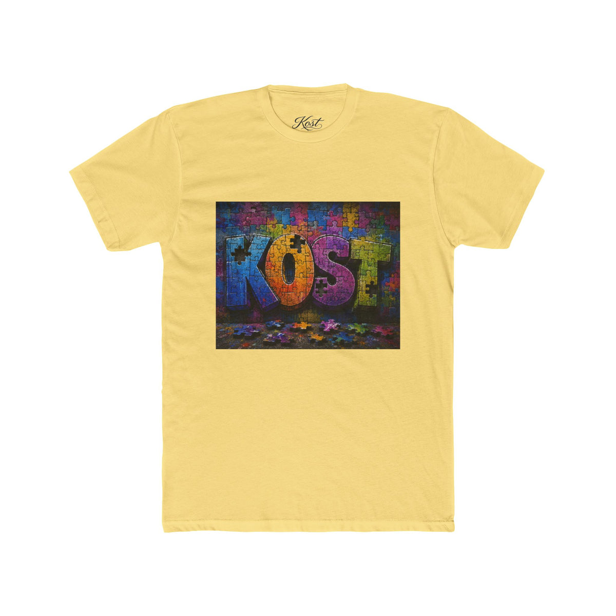 KOST Colorful Graffiti Crew T-Shirt — Vibrant Urban Street Art Tee