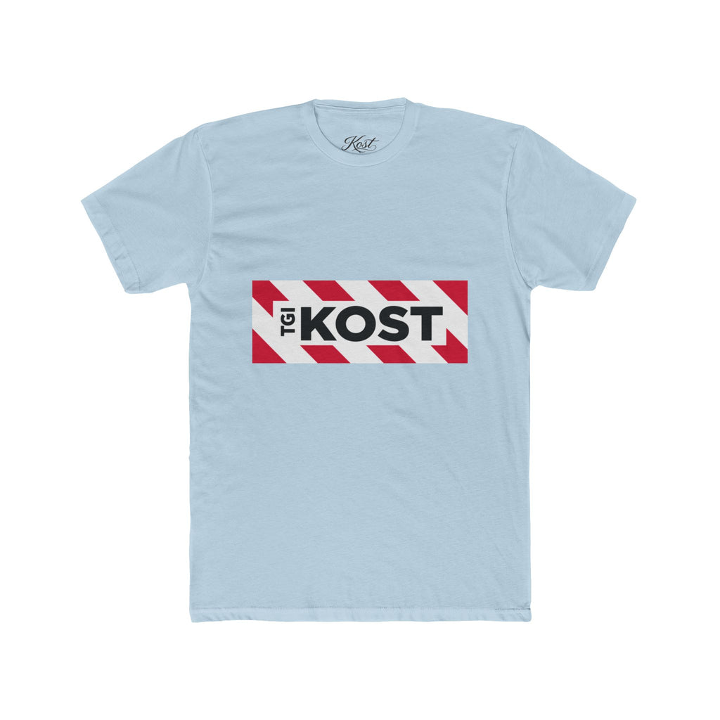 Crew Tee — Bold "The KOST" Stripe Logo Shirt