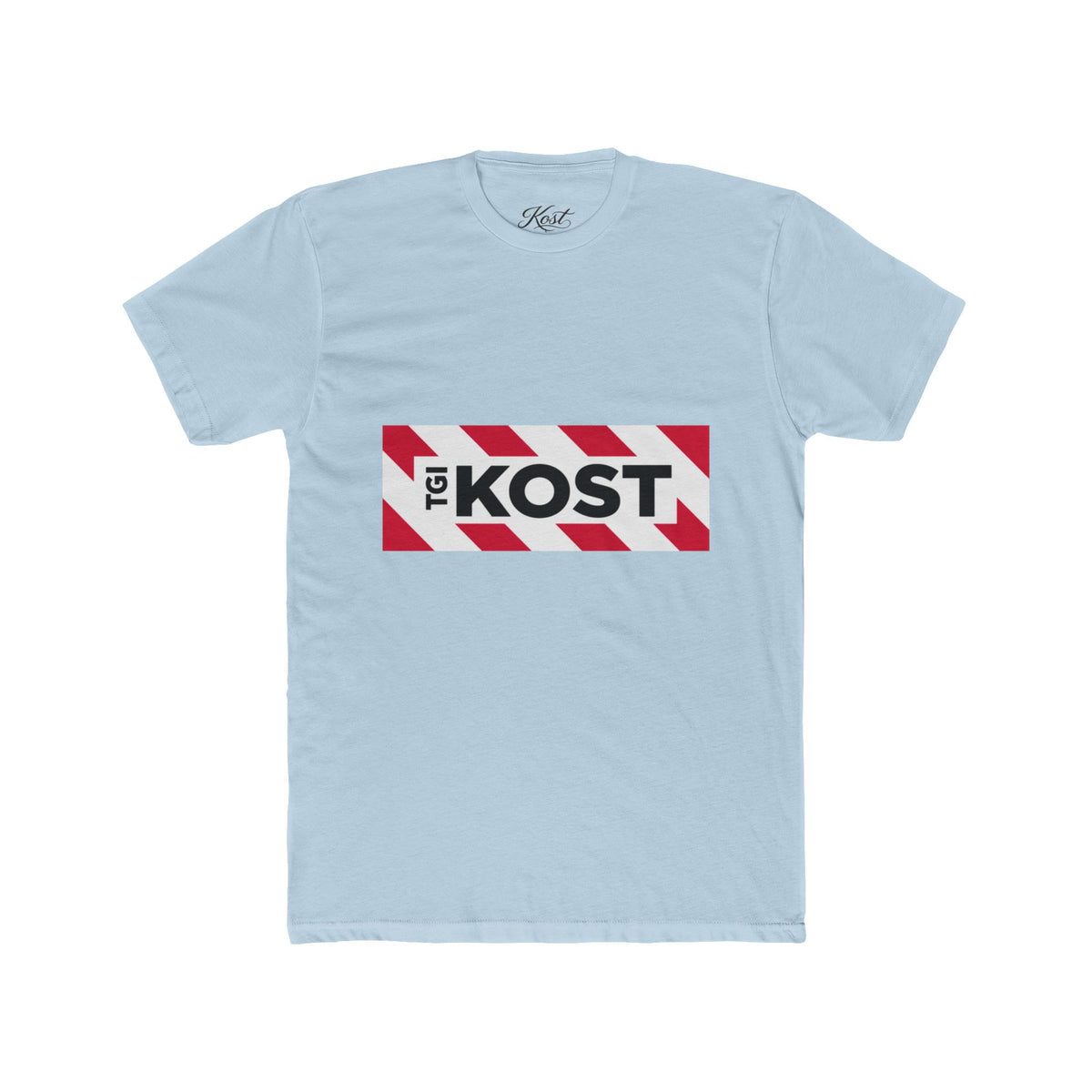 Crew Tee — Bold "The KOST" Stripe Logo Shirt