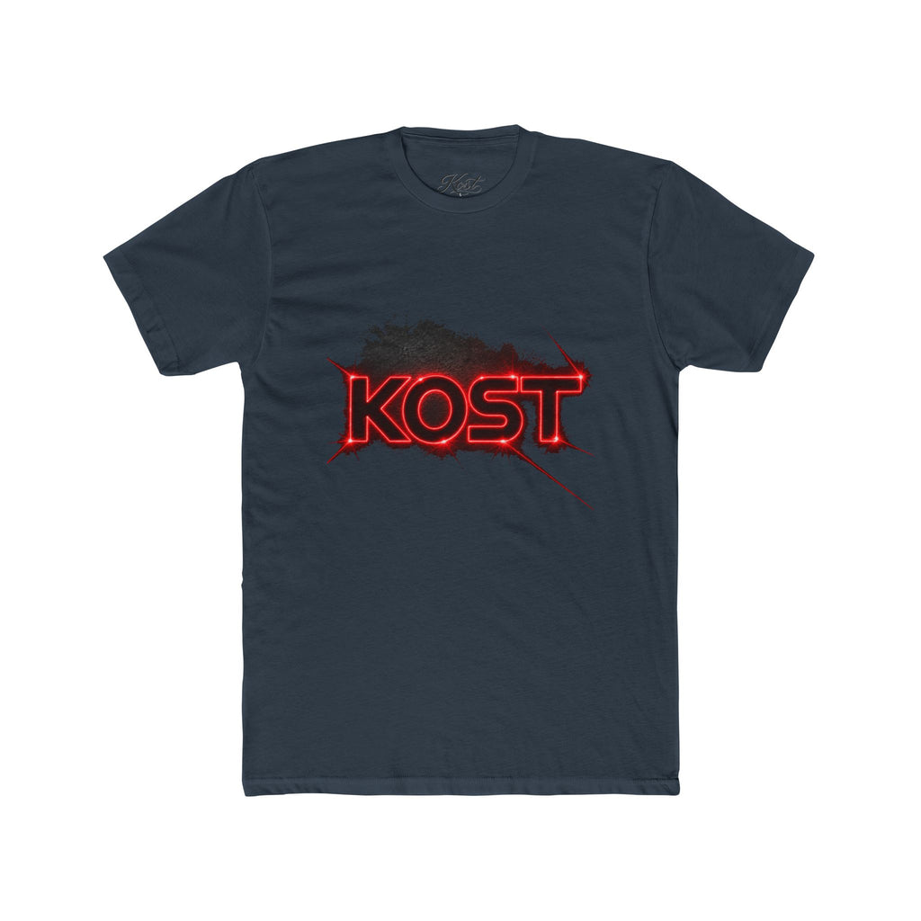 KOST Graphic T-Shirt – Distressed Red Logo Streetwear Tee