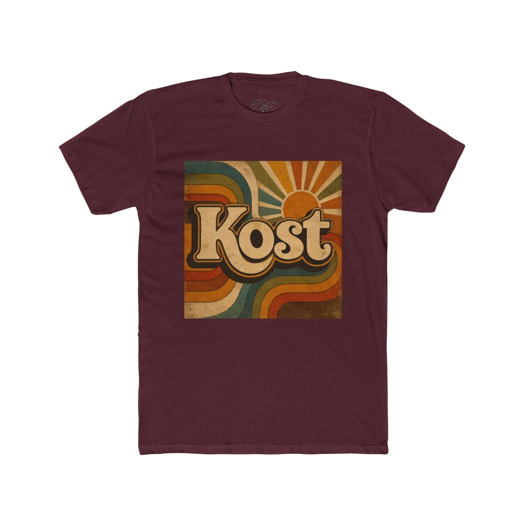 Retro 'Kost' Tee — Vintage 70s Sunset Graphic T-Shirt