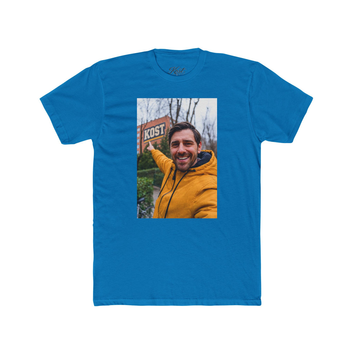Personalized Photo Cotton Crew T-Shirt