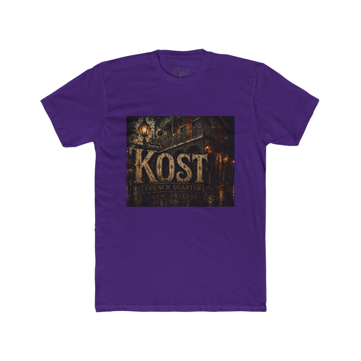 KOST Vintage Street Sign Tee — Rustic Urban Logo T-Shirt