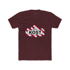KOST Logo Tee — Retro Candy-Stripe Graphic T-Shirt