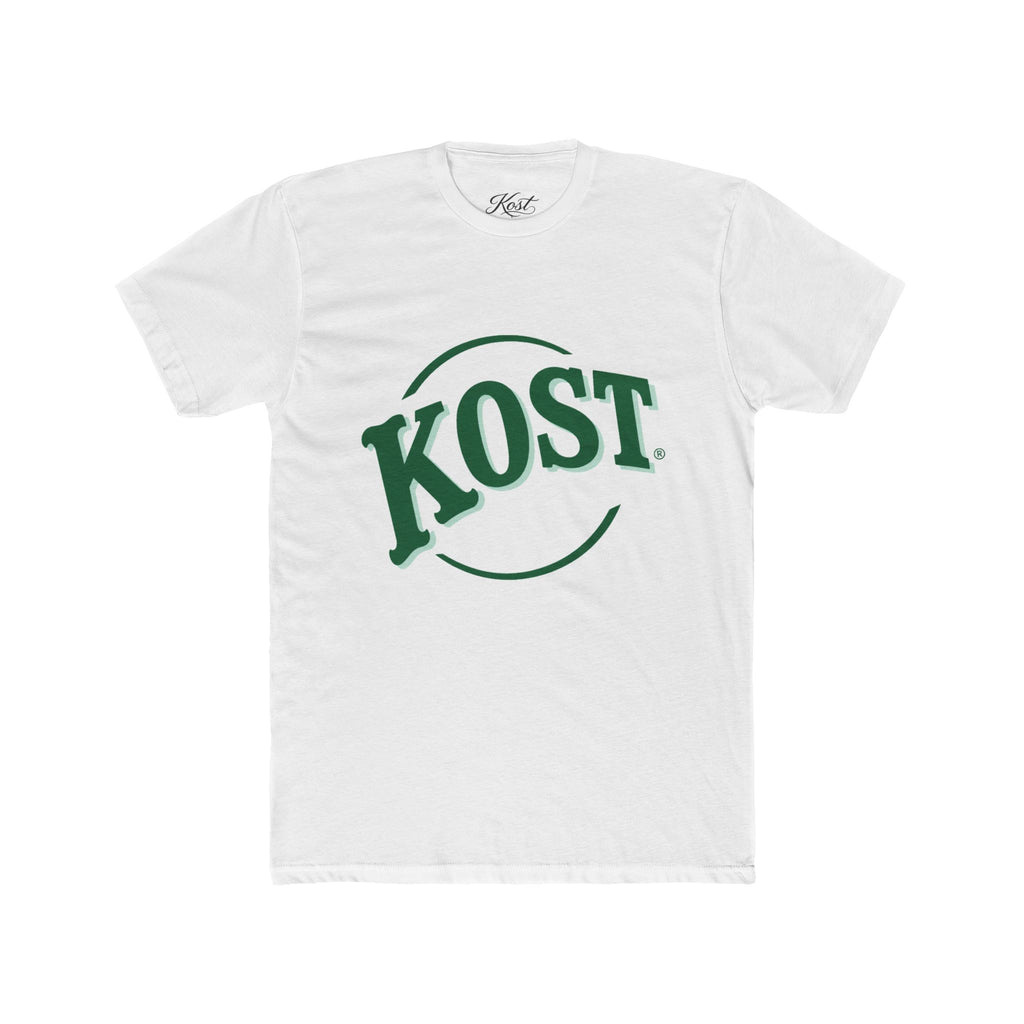 KOST Vintage Logo Tee — Green Retro Circle Graphic T-Shirt