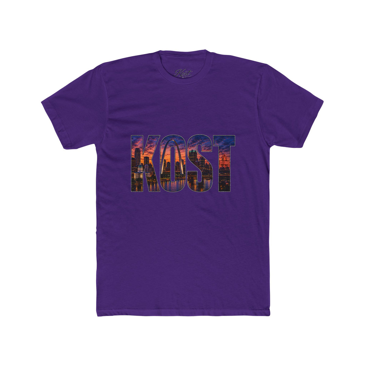 KOST Cityscape Graphic Tee — Urban Skyline Lettering T-Shirt