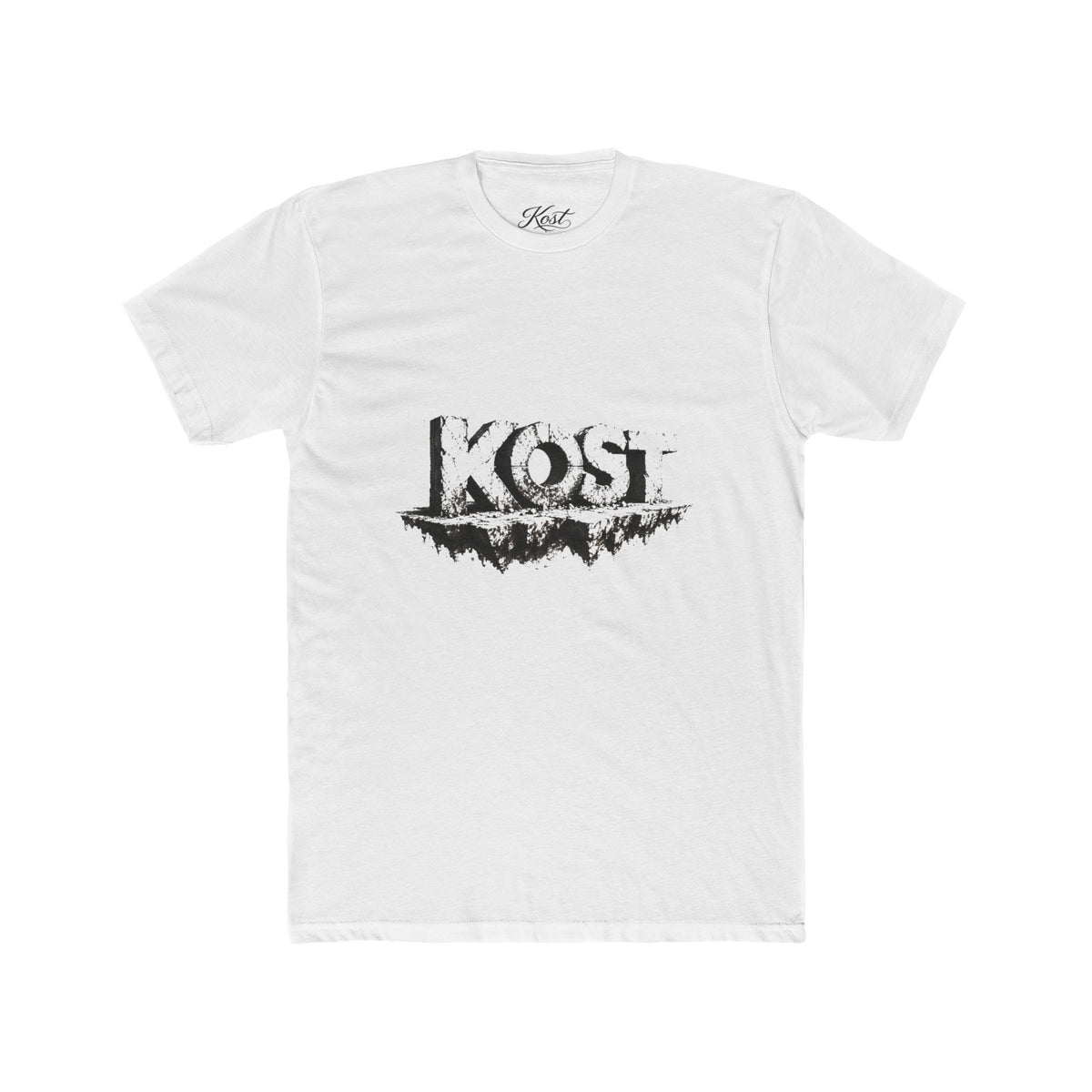 Kost Logo Tee — Grunge Black Graphic Cotton T-Shirt