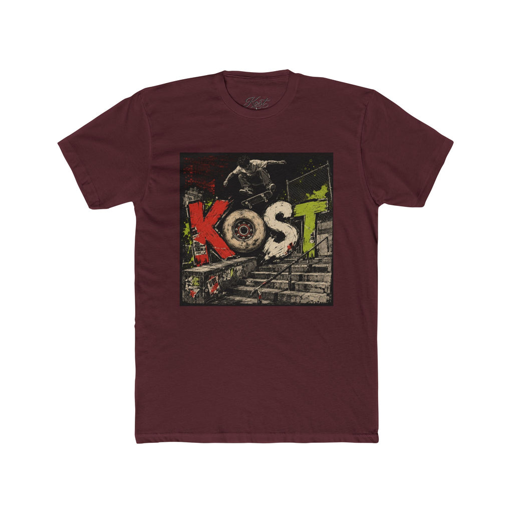 Kost Skate Graphic Tee — Vintage Skateboard Street Art T-Shirt