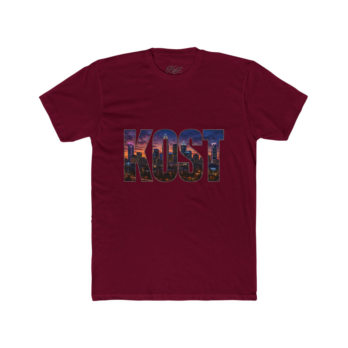 KOST Skyline T-Shirt — Cityscape Lettering Crew Tee