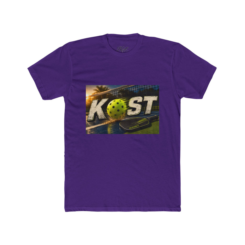 Pickleball Coast Graphic Tee — "COAST" Sunset Court Design