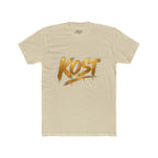 KOST Gold Script T‑Shirt — Streetwear Graphic Tee with Metallic Brush Lettering