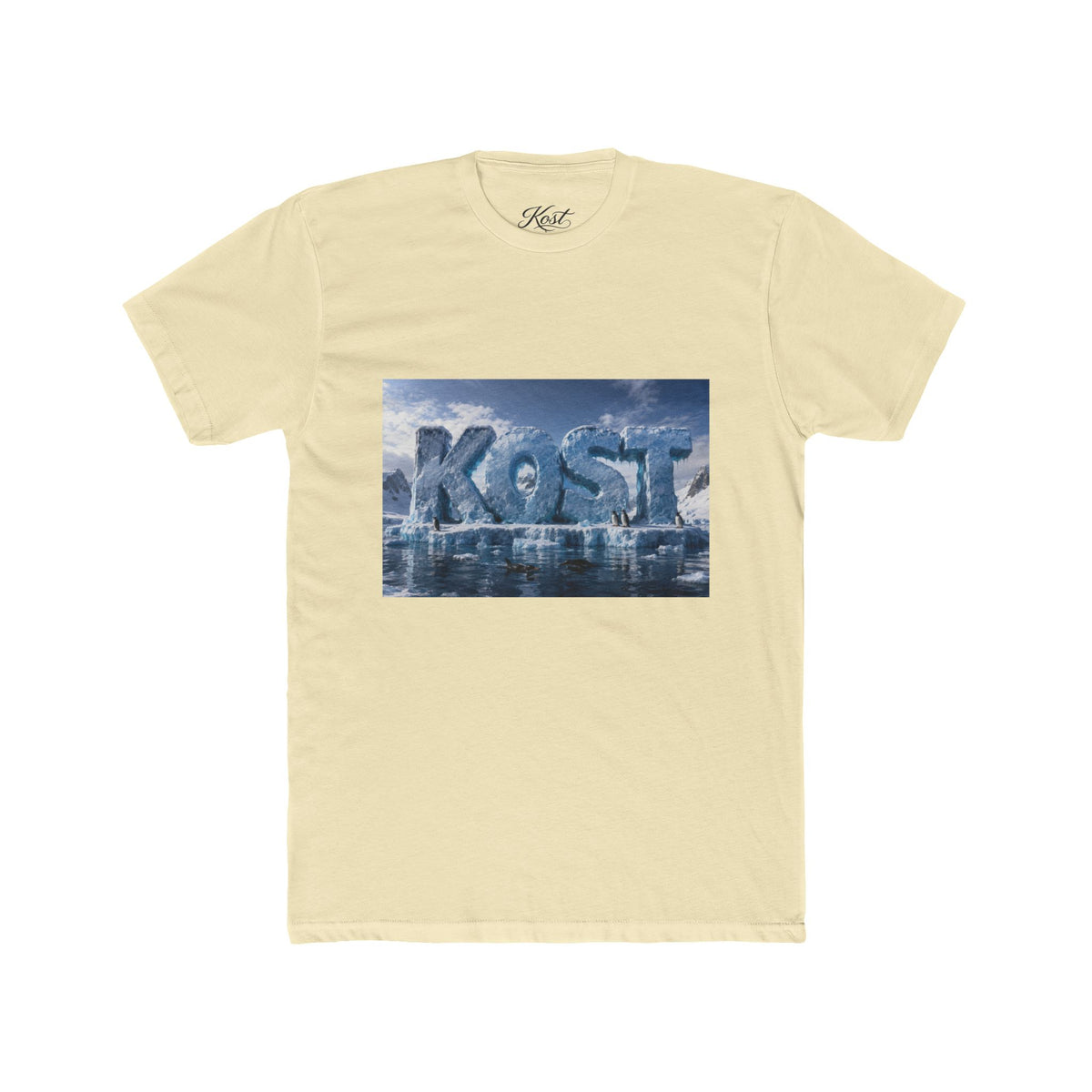 Lost Ice Graphic Tee — "LOST" Arctic Lettering Crewneck
