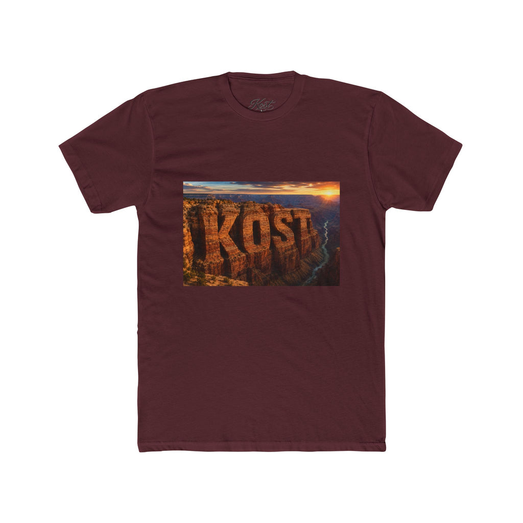 KOST Canyon Landscape Tee — Scenic Sunset Photo Graphic T-Shirt