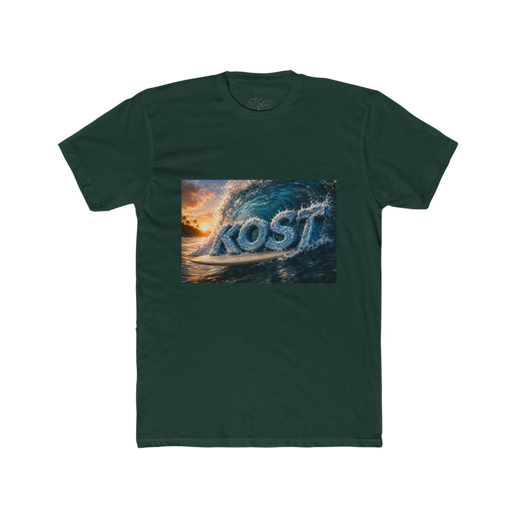 Kost Ocean Wave Graphic Tee — Sunset Surf Crew Shirt