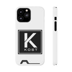 KOST Logo Phone Case with Card Holder