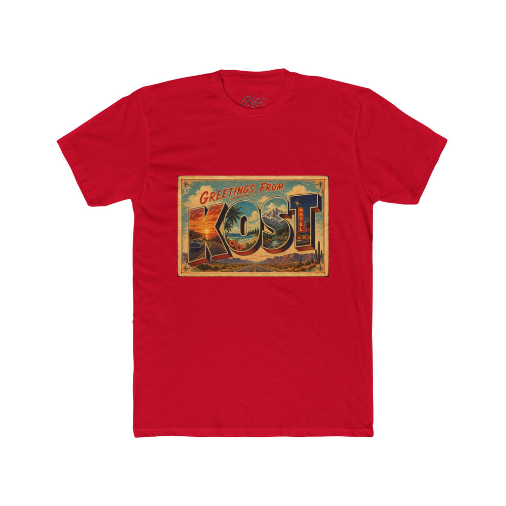 Greetings From KOST Vintage Postcard T-Shirt