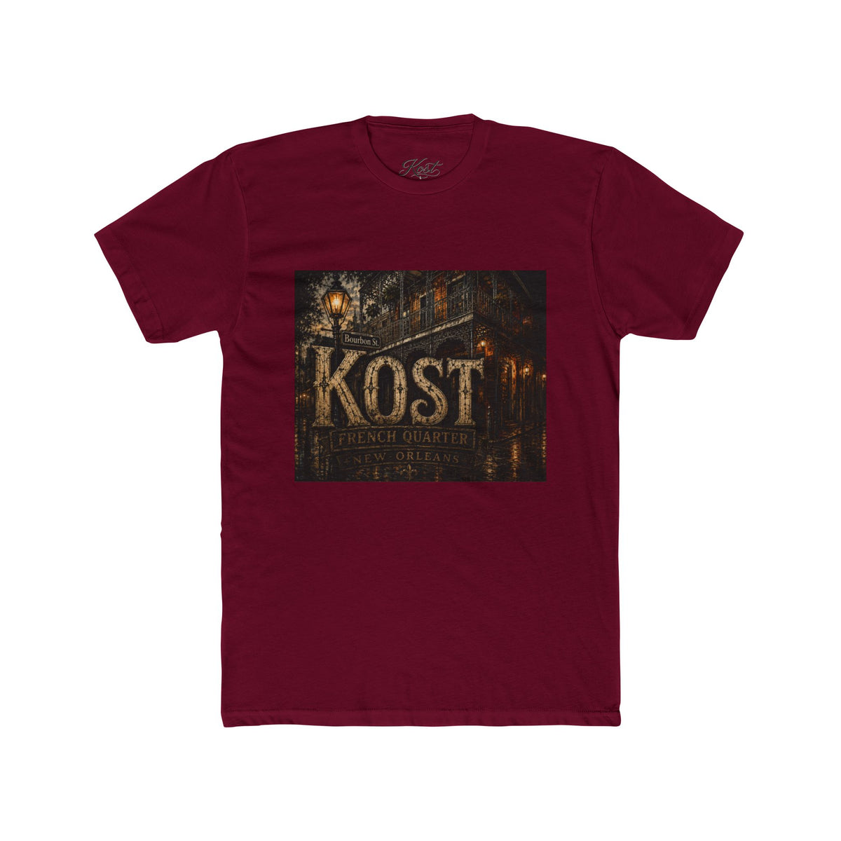 KOST Vintage Street Sign Tee — Rustic Urban Logo T-Shirt