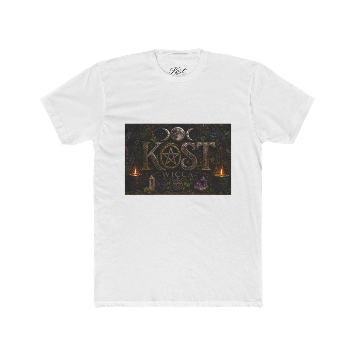 Wiccan KØST Moon Phases Graphic Tee — Pagan Witchcraft T-Shirt