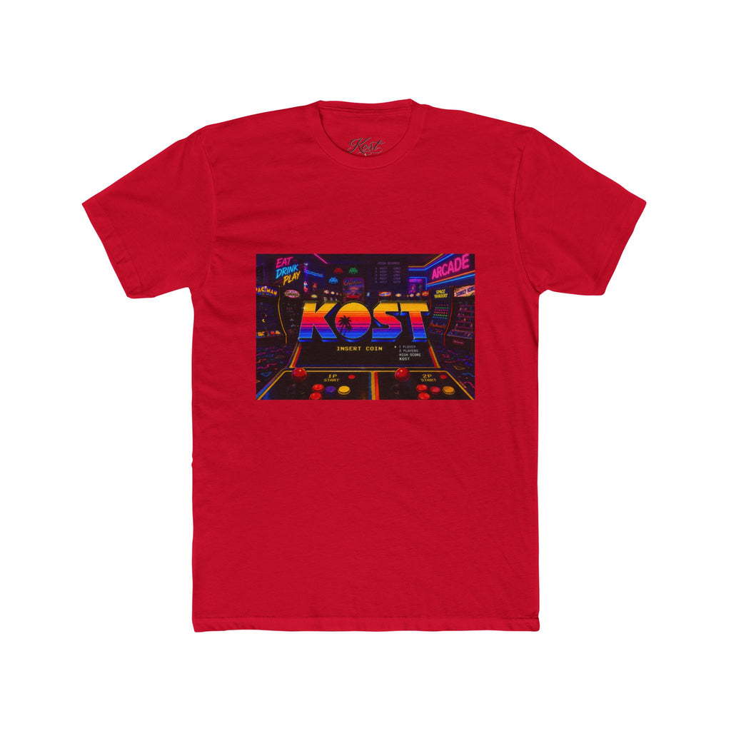 KOST Retro Arcade Graphic Tee – 80s Neon Gaming Shirt