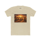 KOST Sunrise Graphic Tee — Vintage Stone Lettering Sunset T-Shirt