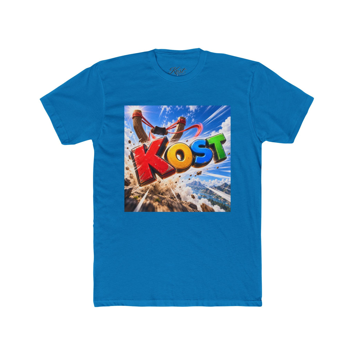 KOST Colorful Surf Graphic Tee — Beach Vibe Retro Logo T-Shirt