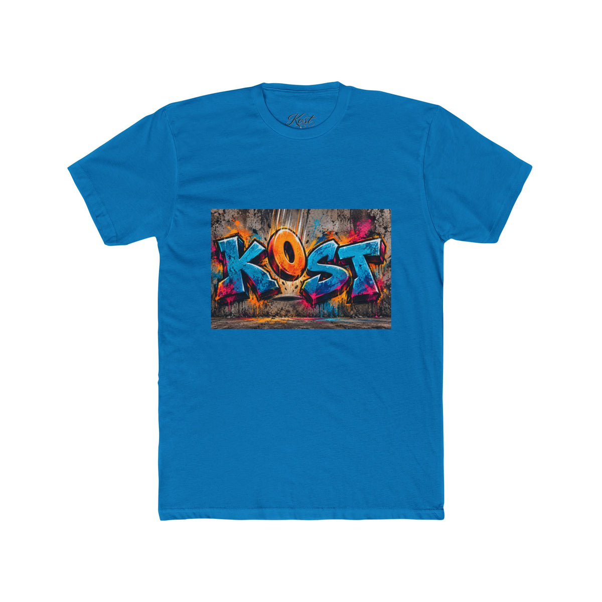 Graffiti 'KOST' Crew Tee — Colorful Urban Street Art T-Shirt
