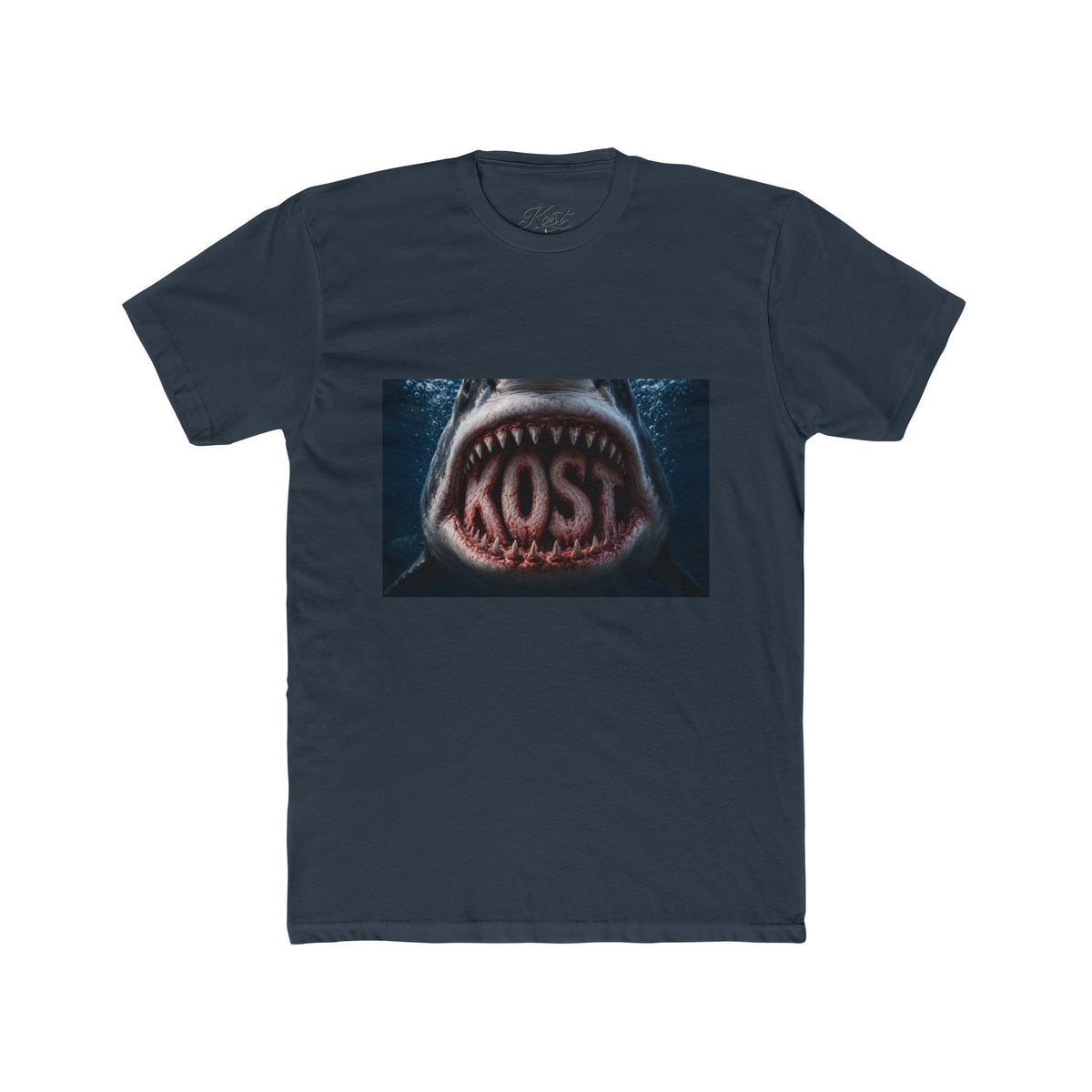 Shark Mouth Graphic Tee – 'KOST' Horror Ocean Shirt