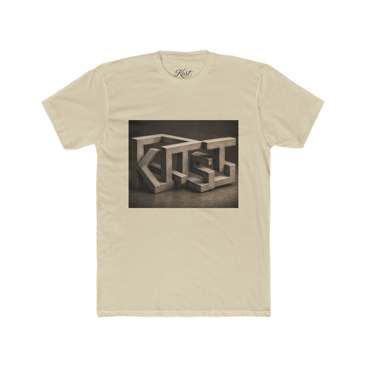 Geometric Concrete Blocks Art T-Shirt