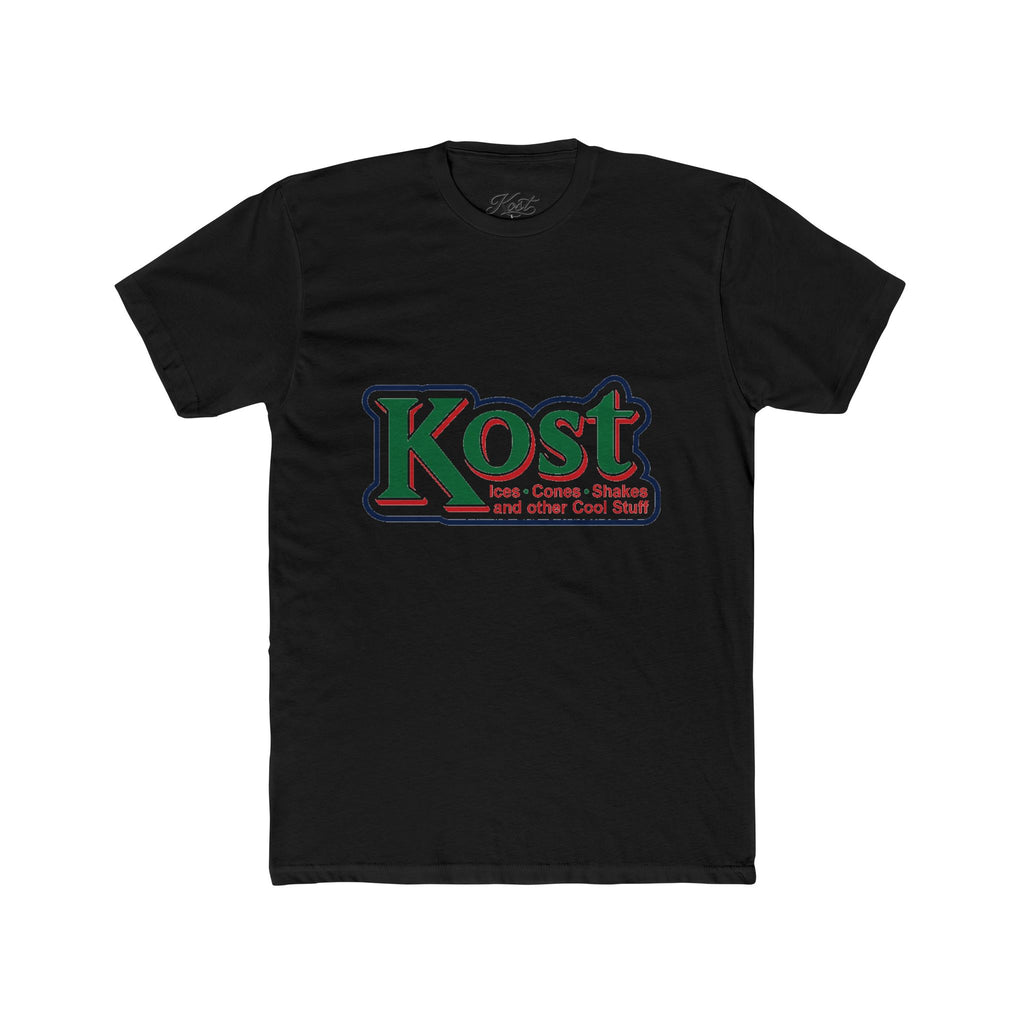 Kost Logo Crew T-Shirt — Retro Grocery Style Graphic Tee