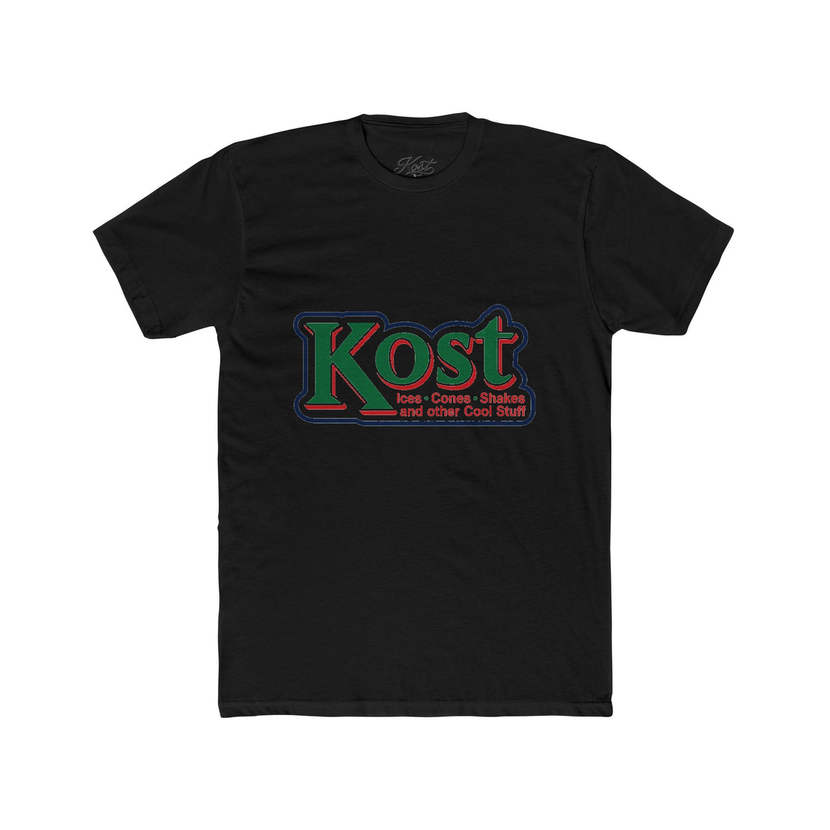 Kost Logo Crew T-Shirt — Retro Grocery Style Graphic Tee