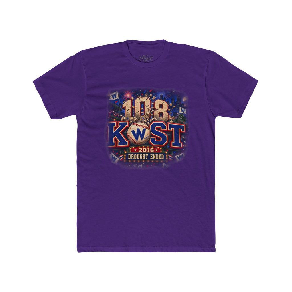 108 KWST Vintage Radio Tee — "Drought Ends" Retro Station Shirt