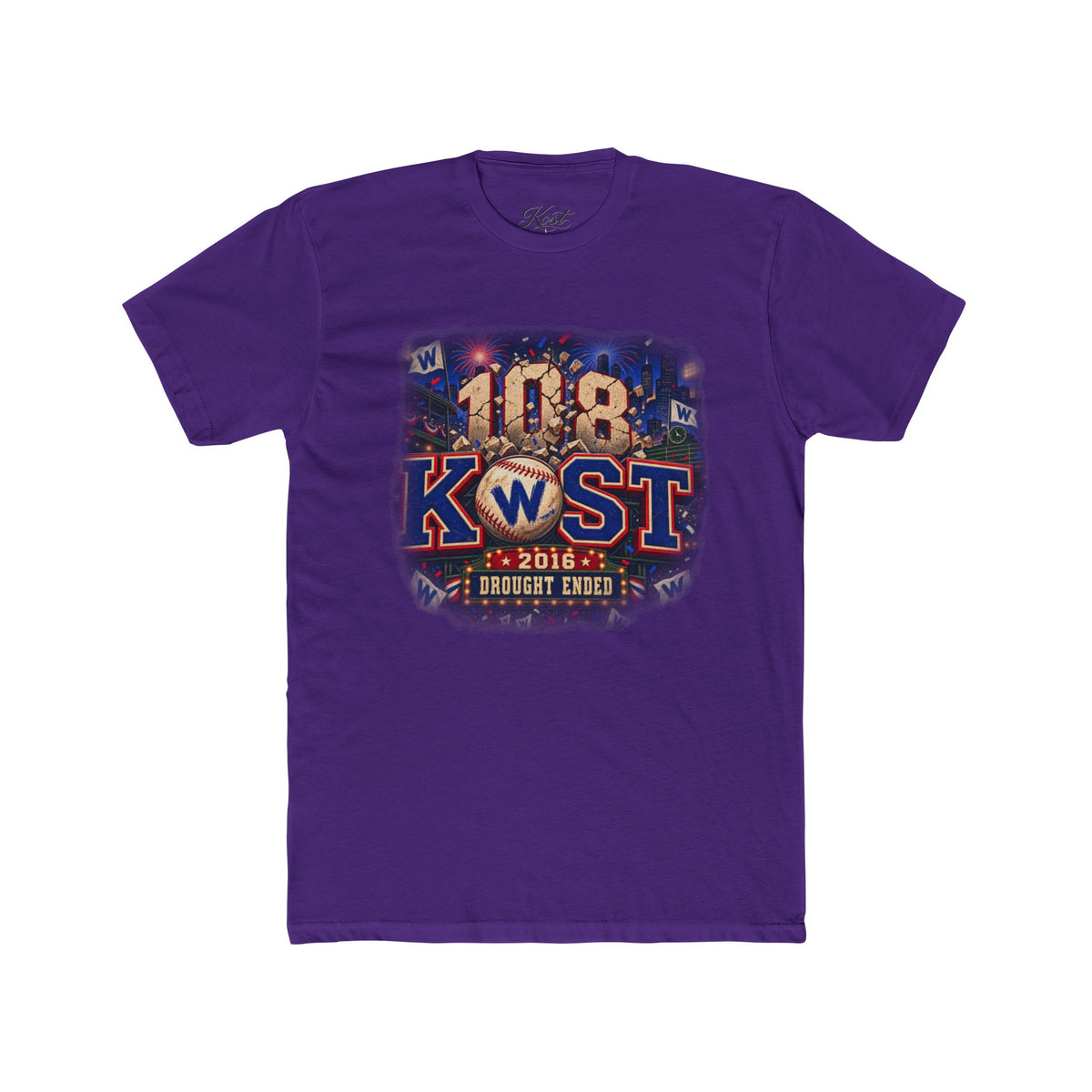 108 KWST Vintage Radio Tee — "Drought Ends" Retro Station Shirt