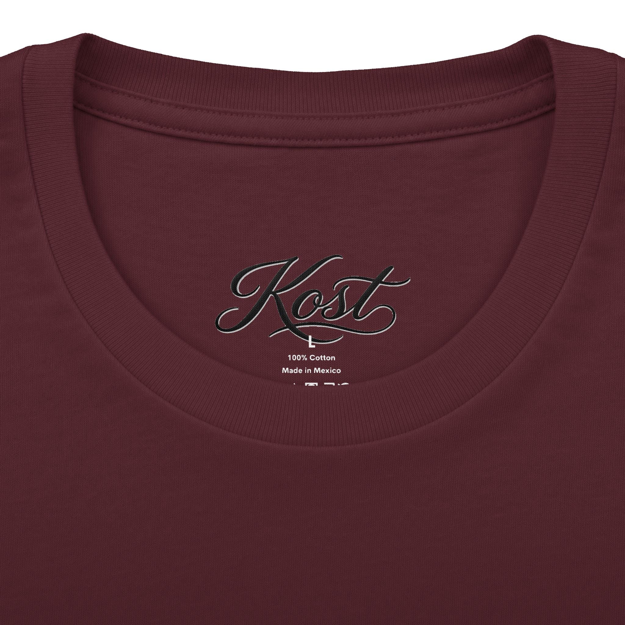 KOST Crown Logo T‑Shirt — Vintage Gold Crest Graphic Tee