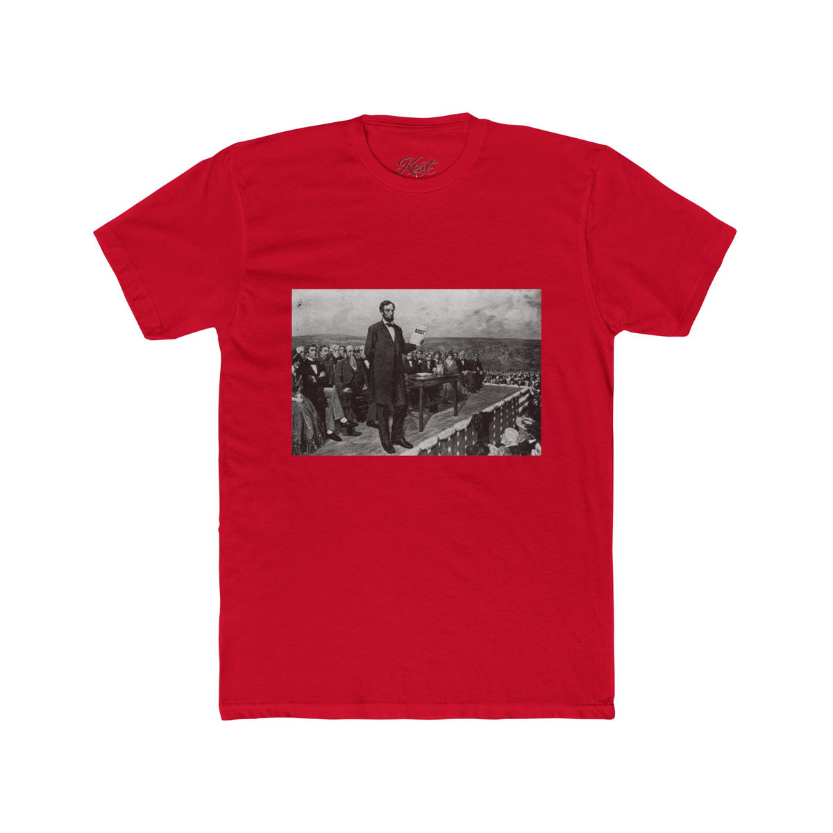 Abraham Lincoln Gettysburg Address Tee — Vintage Historical Photo T-Shirt