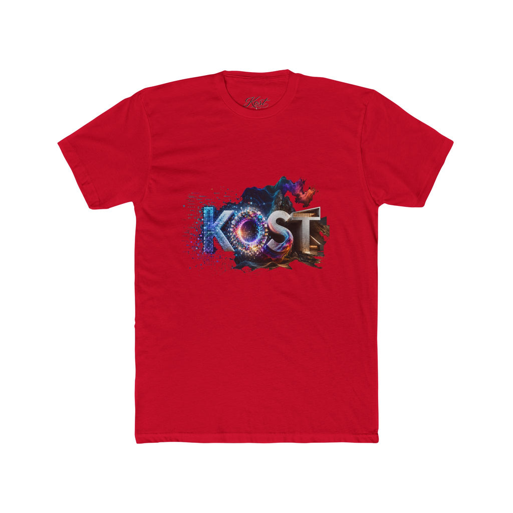 KOST Retro Galaxy Graphic Tee — Cosmic Lettering Crewneck