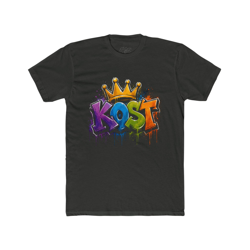KOST Crown Graffiti Graphic Cotton T-Shirt