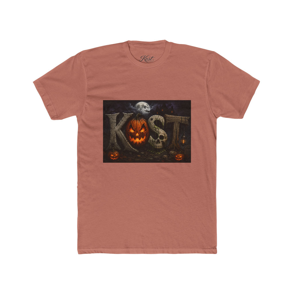 Halloween Pumpkin Skull Tee — KST Jack-O'-Lantern Graphic T-Shirt