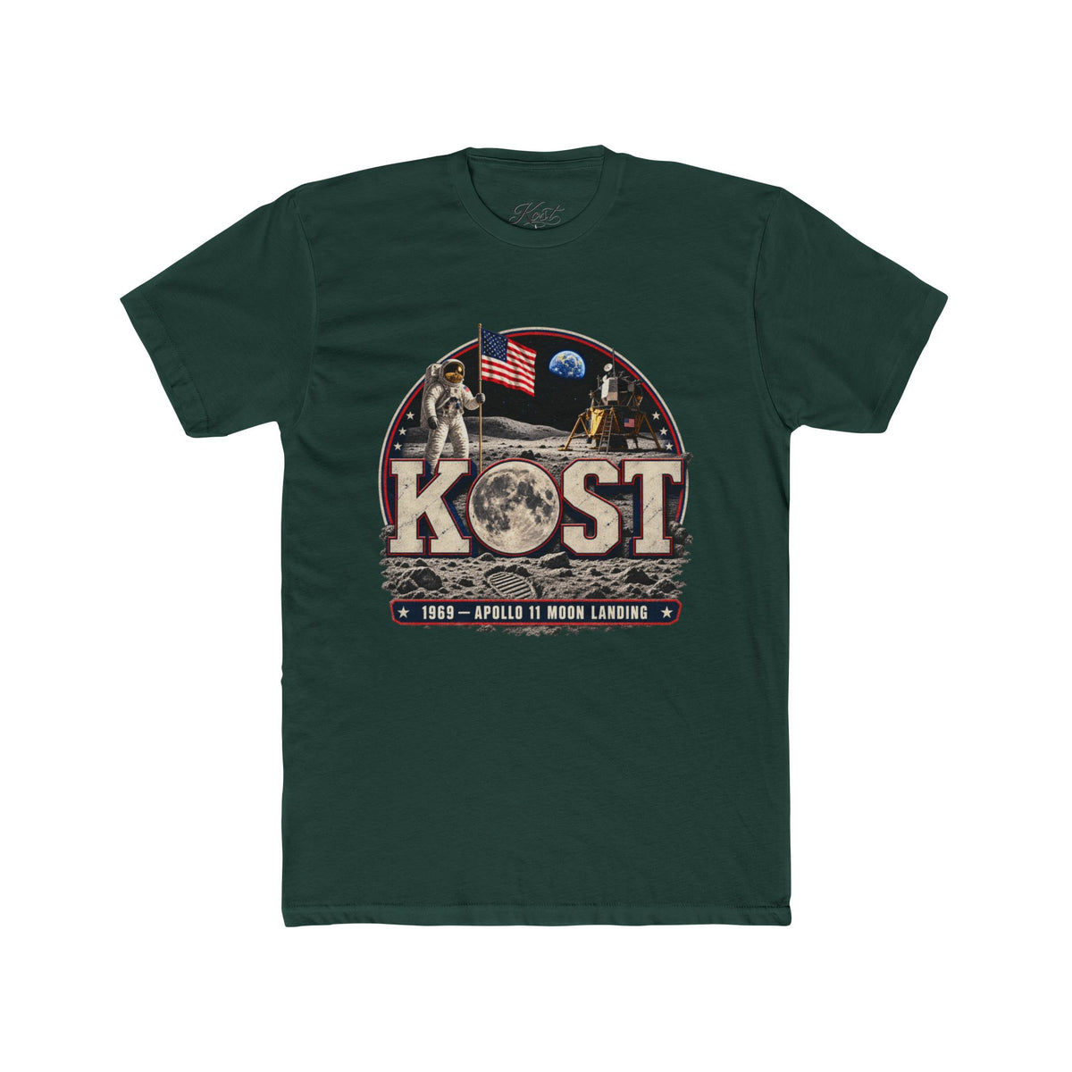 Apollo Moon Landing Tee — Vintage KOST NASA Graphic T-Shirt