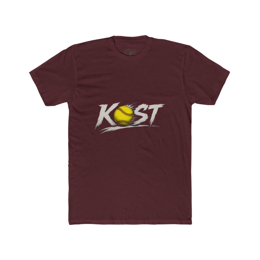 Softball 'KAST' Graphic Tee — Retro Distressed Softball Design