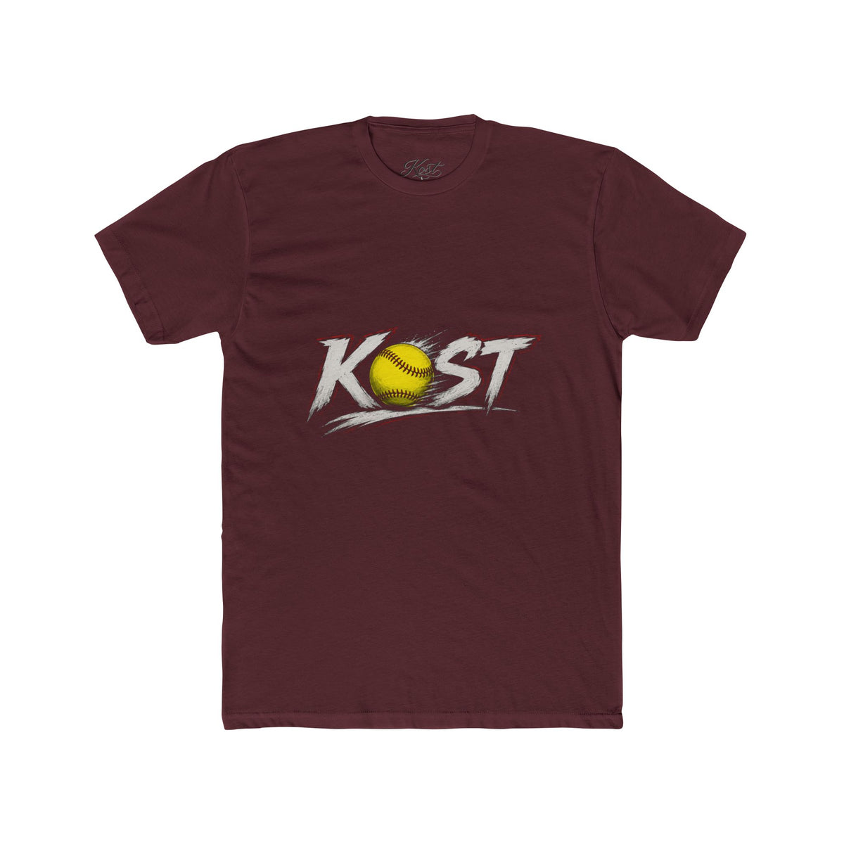 Softball 'KAST' Graphic Tee — Retro Distressed Softball Design