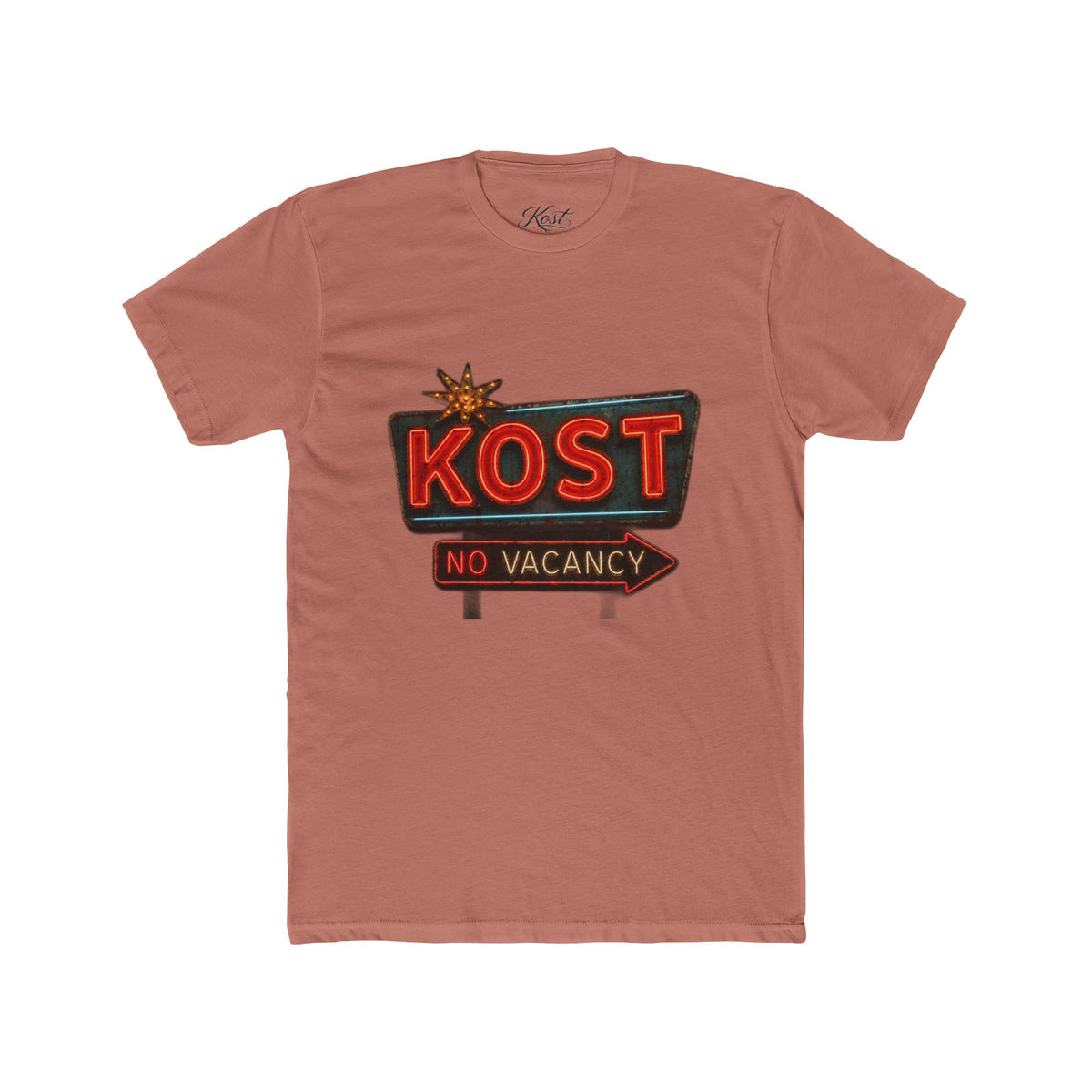 KOST No Vacancy Retro Motel Sign T-Shirt
