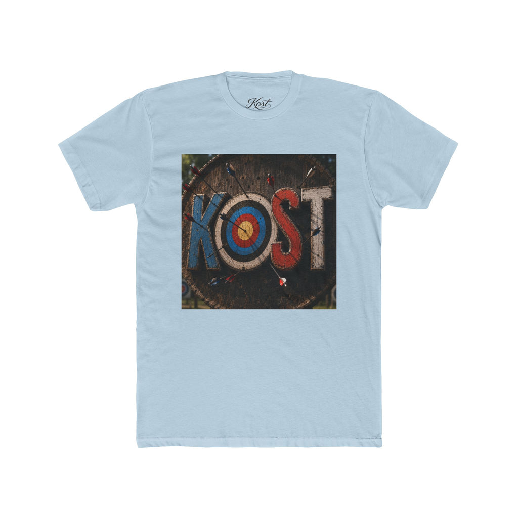 KOST Target Logo T‑Shirt — Retro Archery Bullseye Graphic Tee