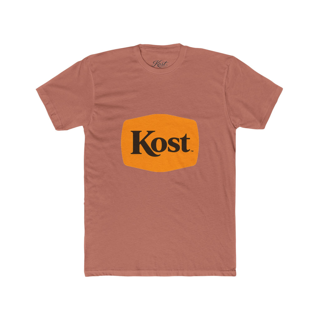 Kost Logo Tee — Retro Orange Graphic T-Shirt