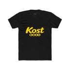 Kost Logo Tee — Retro Yellow Script Graphic T-Shirt