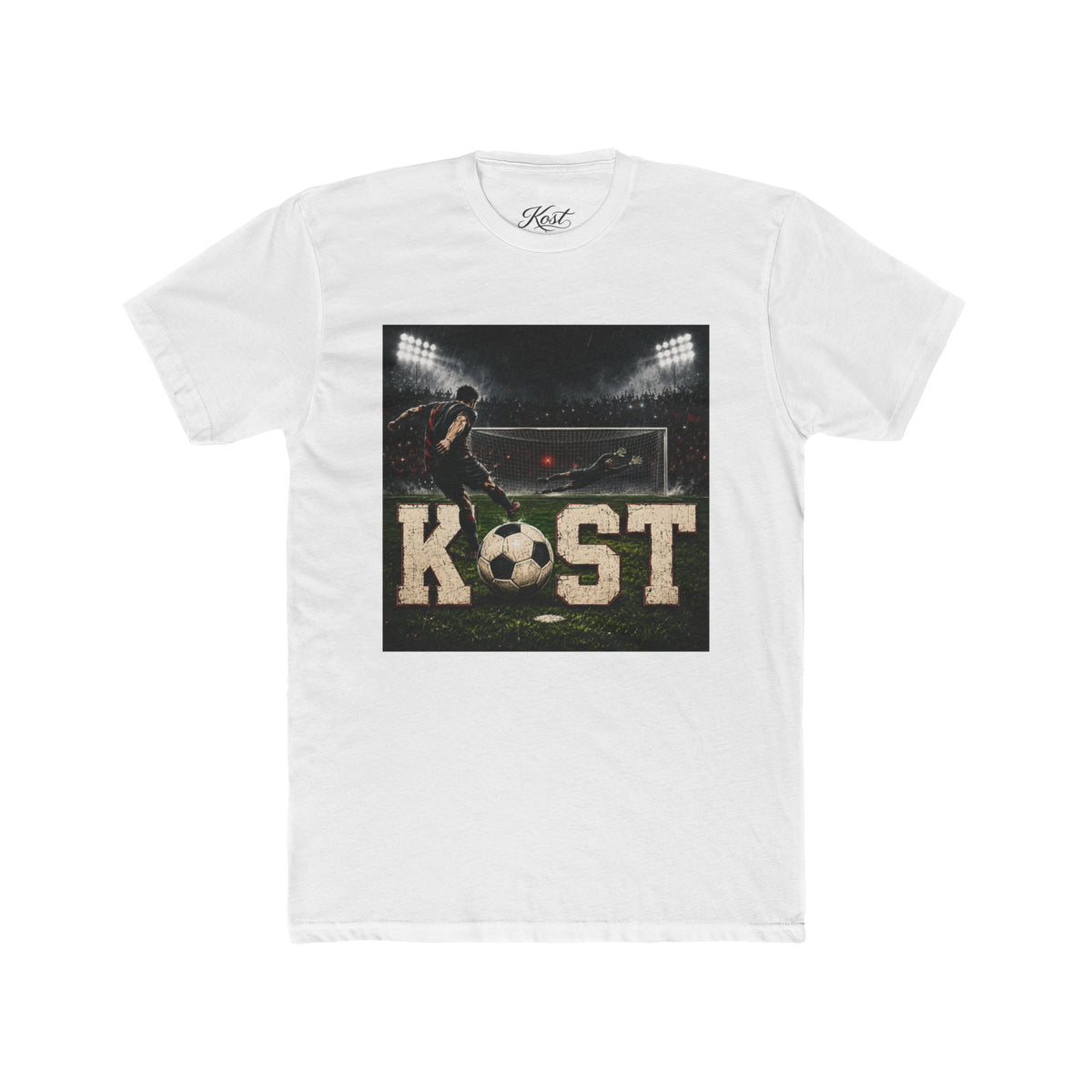 Soccer KOST Graphic Tee — Vintage Goalkeeper Stadium Shirt