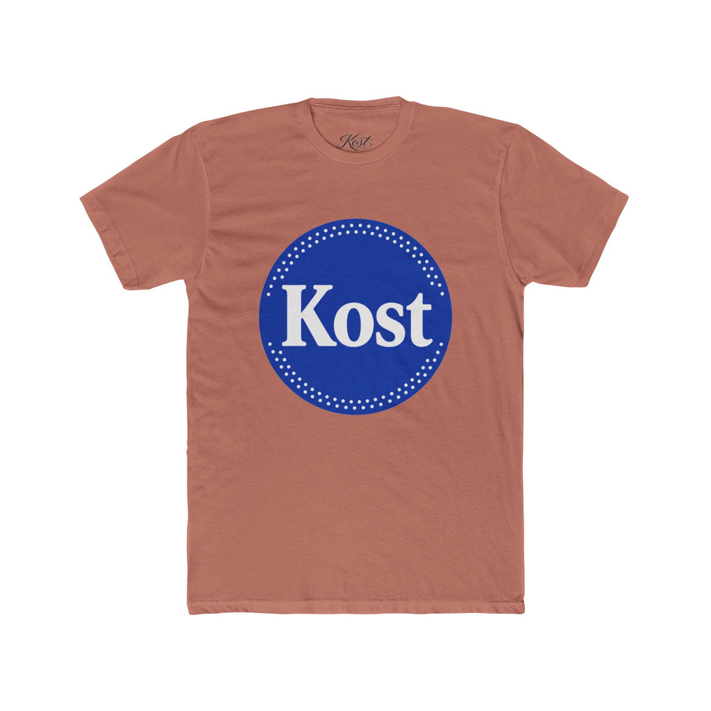 Kost Logo Tee — Vintage Blue Circle Graphic T‑Shirt