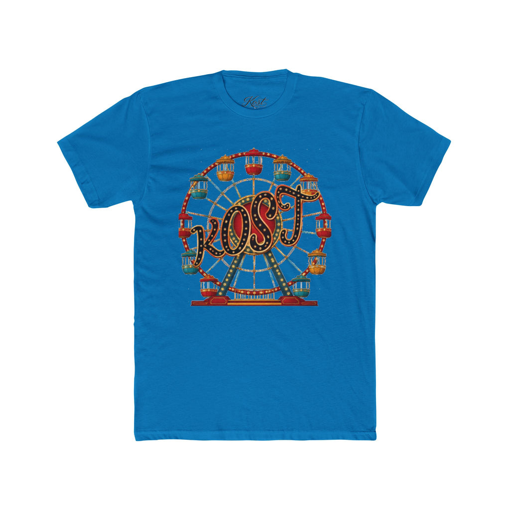 Vintage Ferris Wheel Amusement Park Cotton Tee