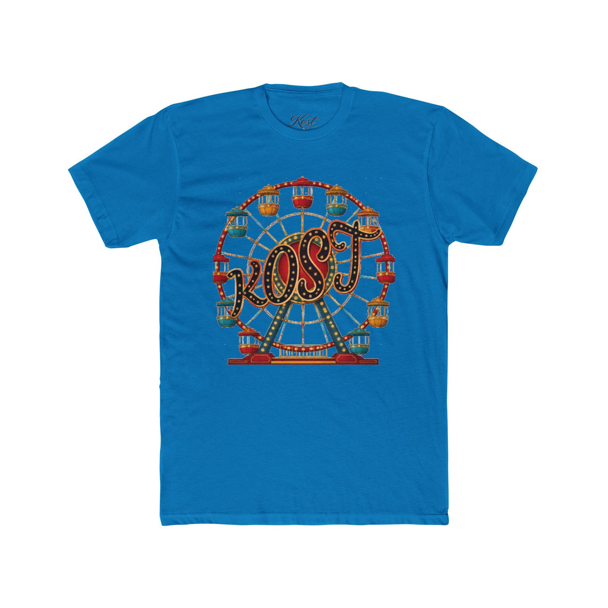Vintage Ferris Wheel Amusement Park Cotton Tee