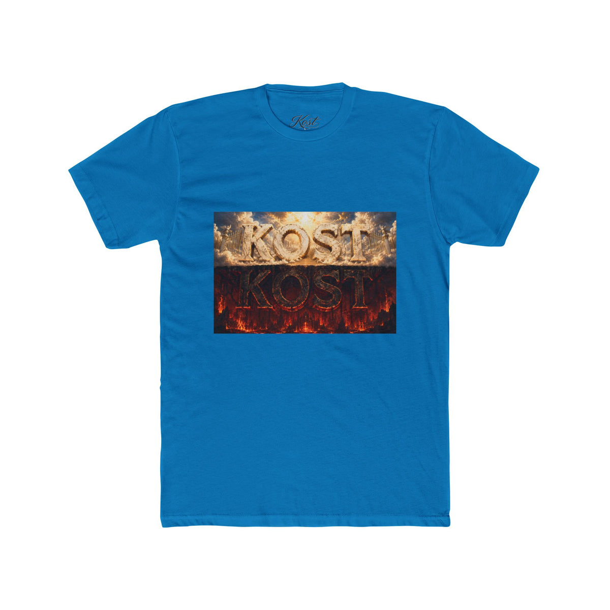 Kost Fiery Smoke Graphic Tee — Rock/Metal Band Style Shirt